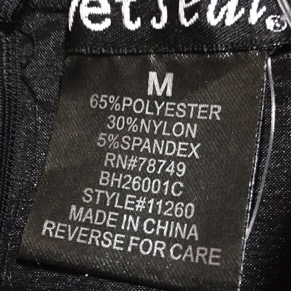 Wet Seal size Medium form fitted black dress strapless layered front - Picture 7 of 7